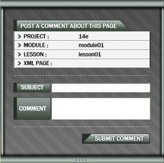 In House Comment GUI