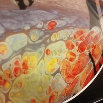 vinyl record art