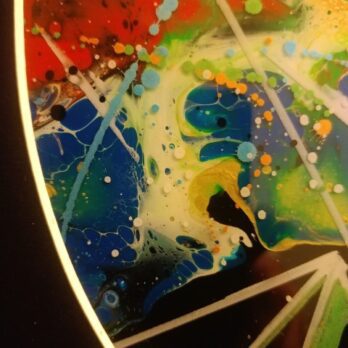 vinyl record art