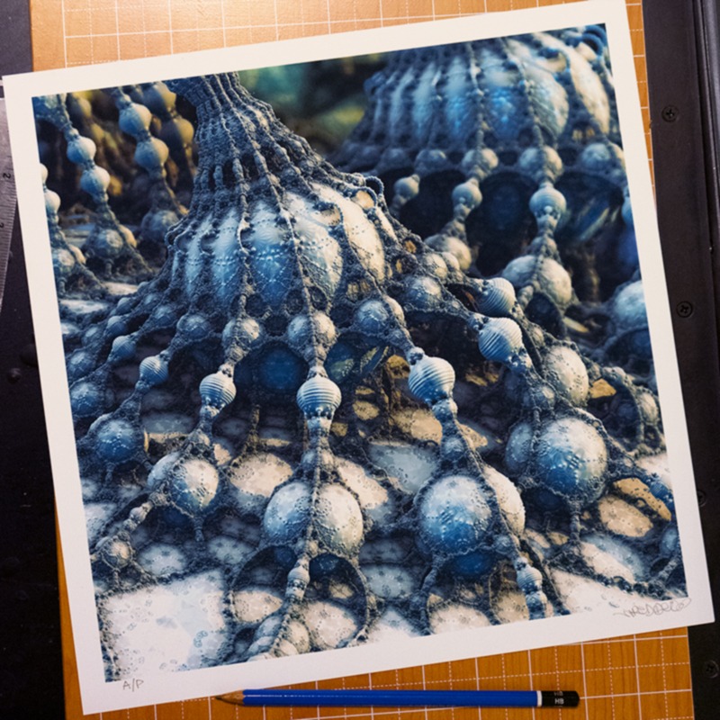 giclee prints fractal art barnacle