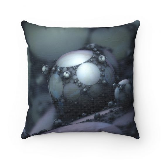 fractal art throw pillow