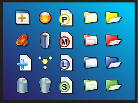 Vector GUI Icons in Adobe Illustrator