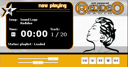 Redideo Radio Flash GUI