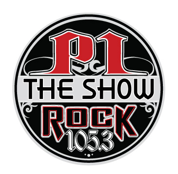 The Show Rock 105.3 Bumper Sticker Mockup