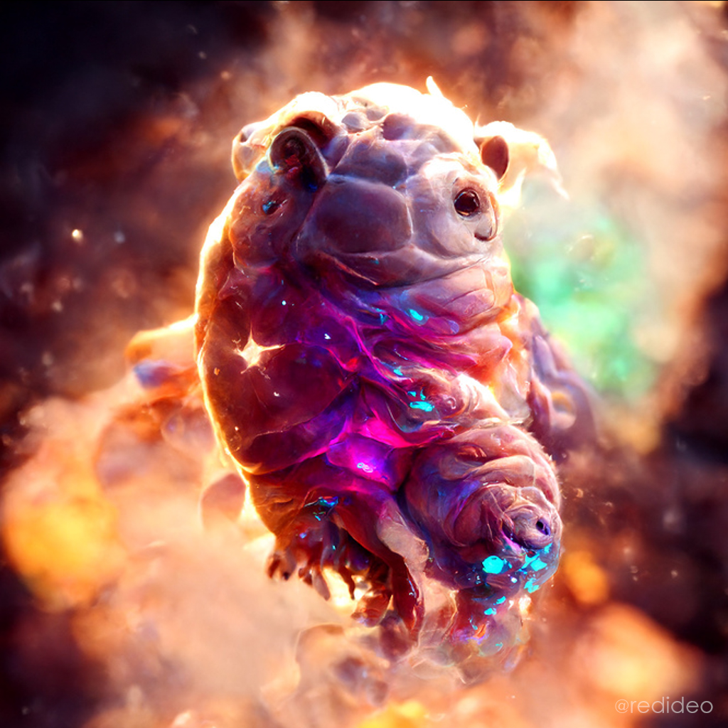 tardigrade in space ai