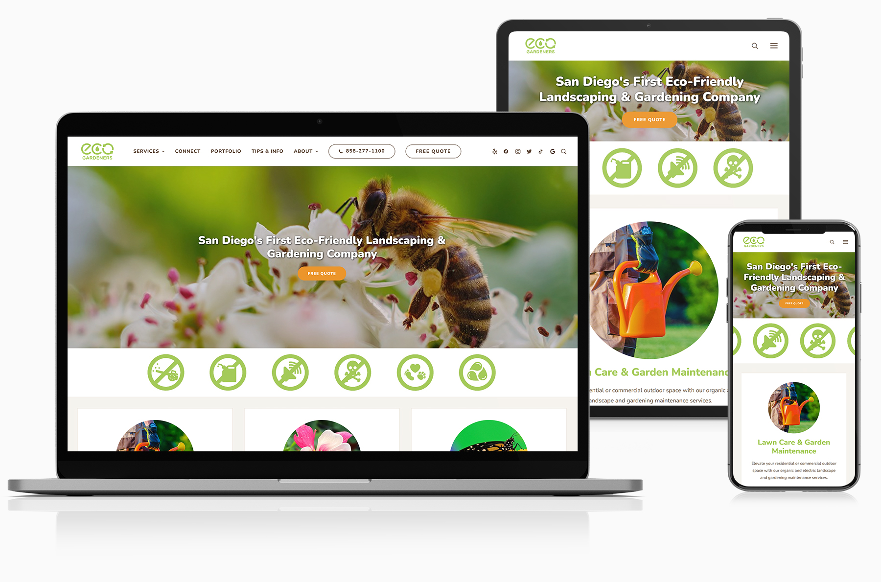 EcoGardeners & Landscaping Website Design