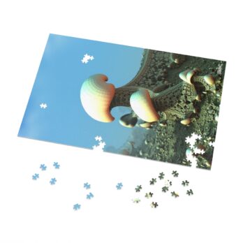 Mushroom Art Puzzle: Side of The House