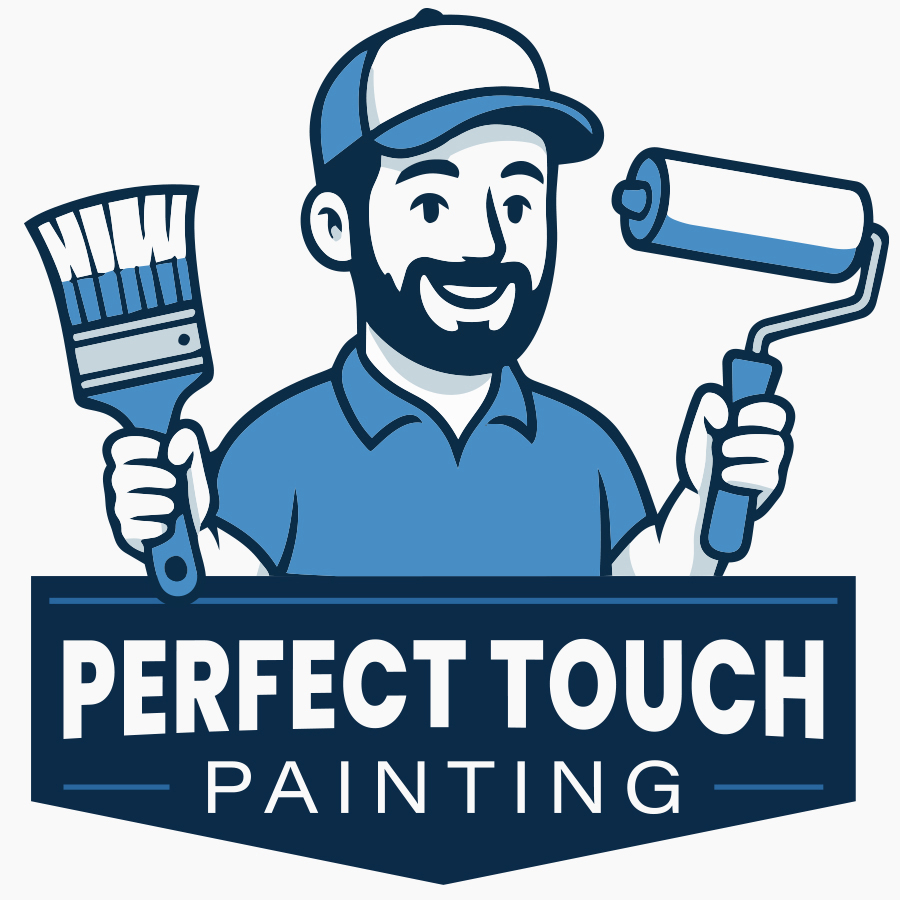 logo design for painting contractor perfect touch painting
