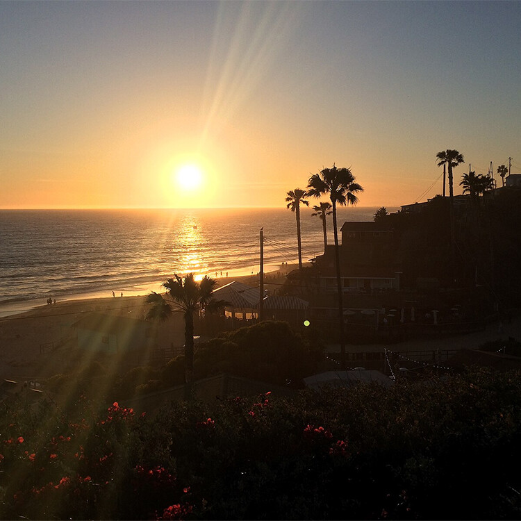 Orange County Beach Sunset