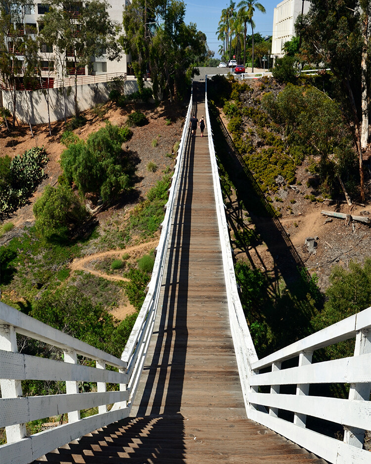 Quince Street Bridge in Bankers Hill, San Diego