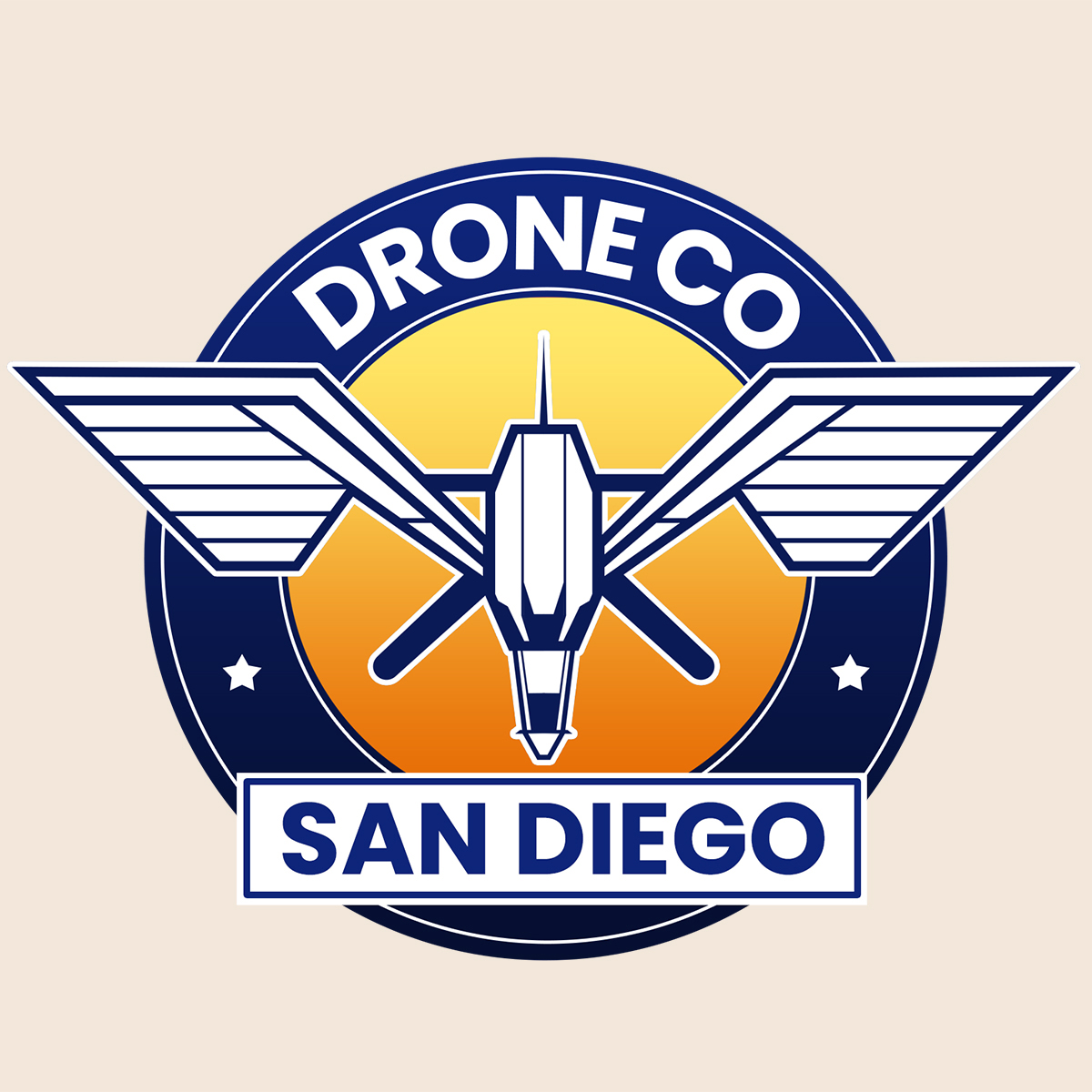 drone company san diego logo