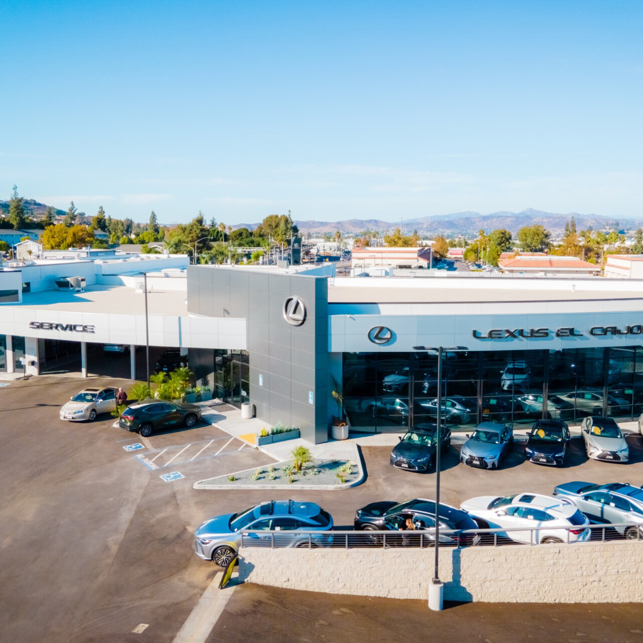 Lexus El Cajon Aerial Shot 1