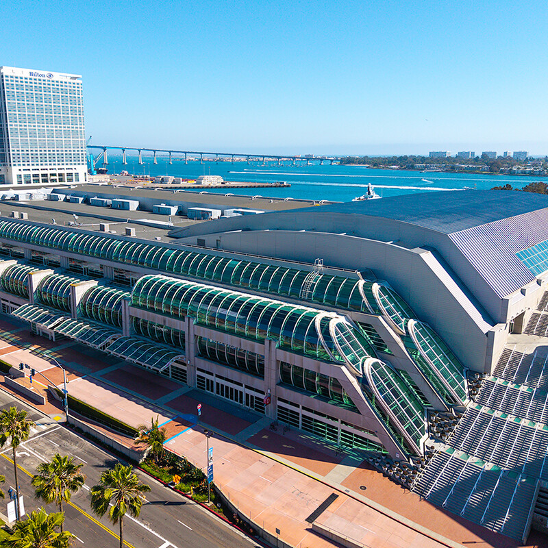 San Diego Convention Center Drone Photography