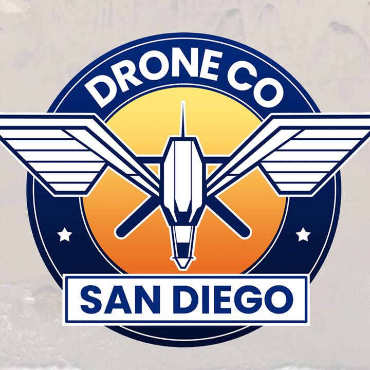 drone company san diego brand identity