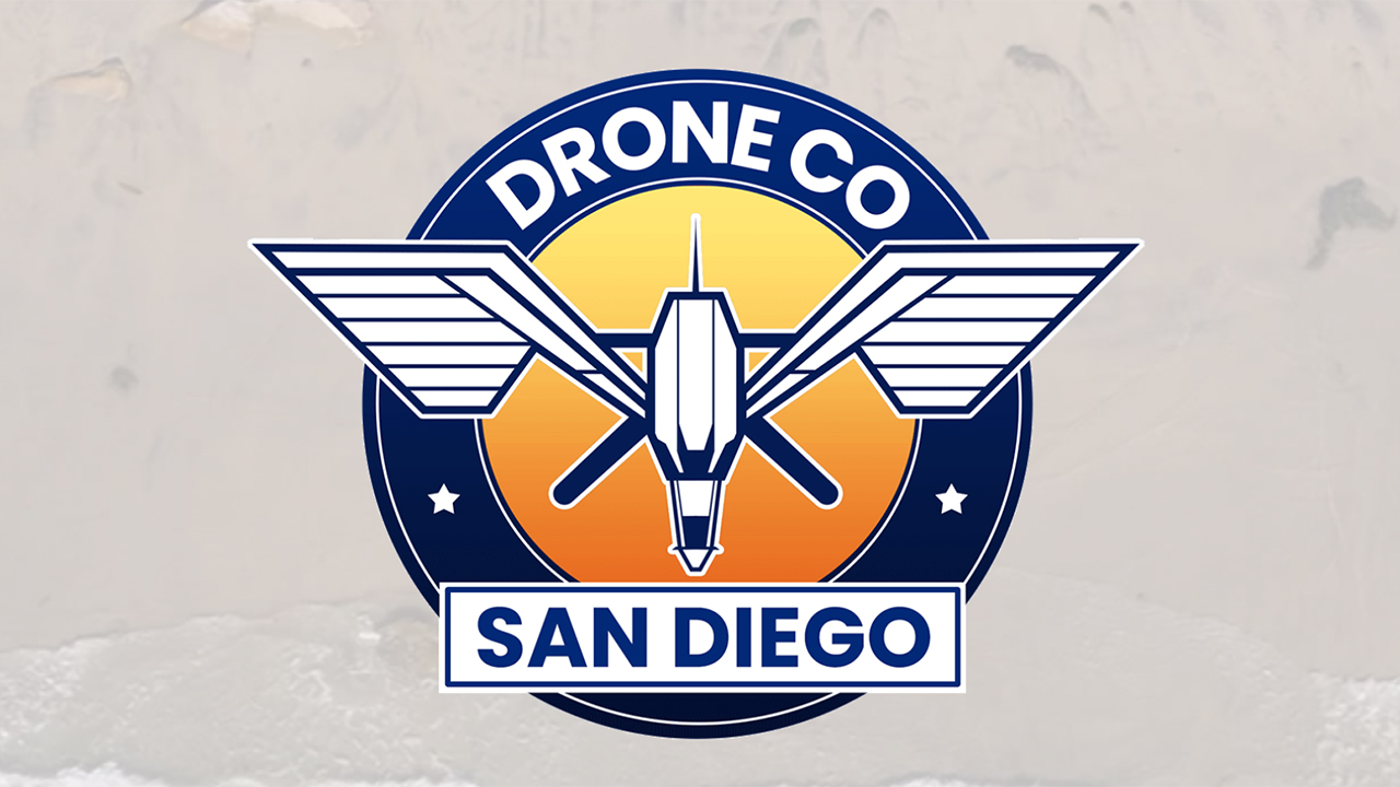 drone company san diego brand identity