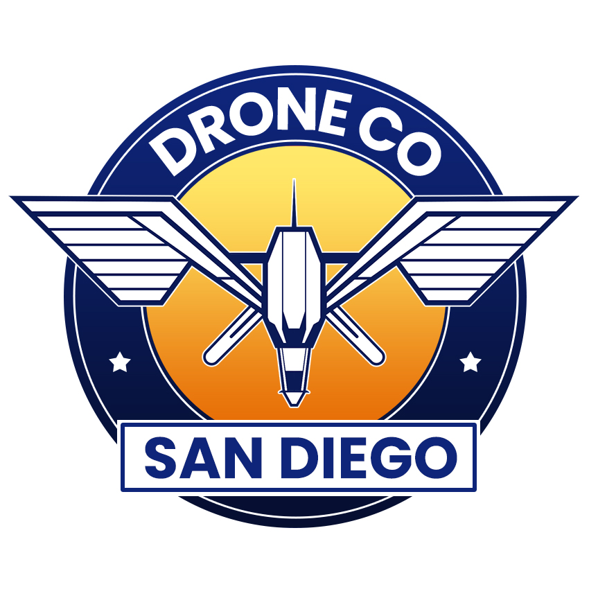 Main Illustrated Drone Company San Diego Logo