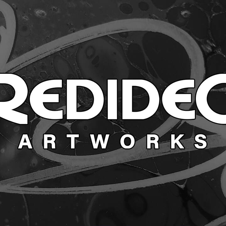 redideo artworks san diego artist logo