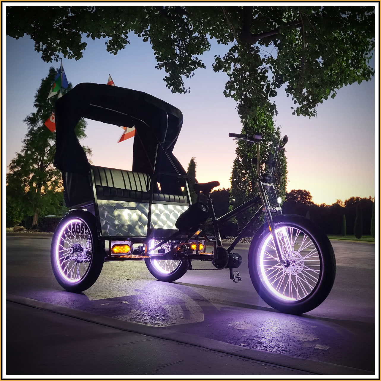 view of a Go Go Pedicab in Kansas City